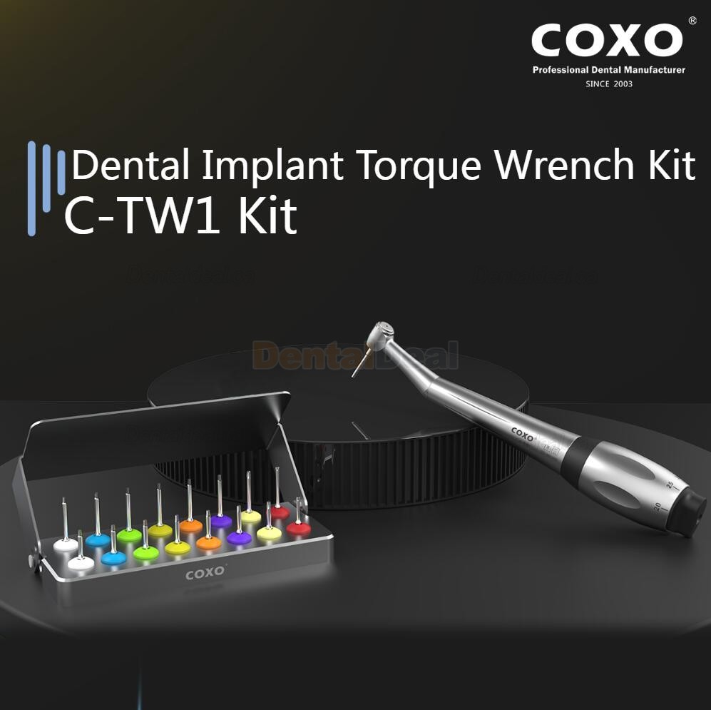 YUSENDENT COXO C-TW1 Dental Universal Implant Torque Wrench Kit